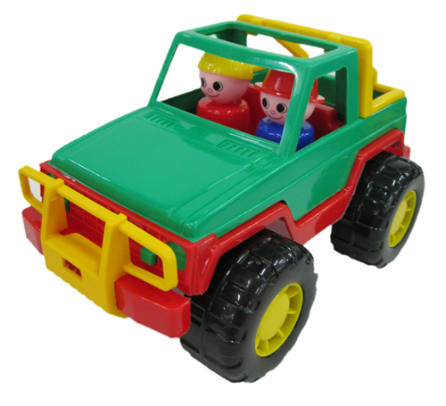 Машинка для малышей игрушка джип Сафари с фигурками человечков