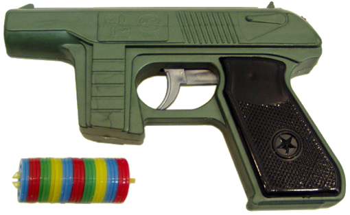 Дисковый пистолет на основе которого изготовлен гипсовый макет