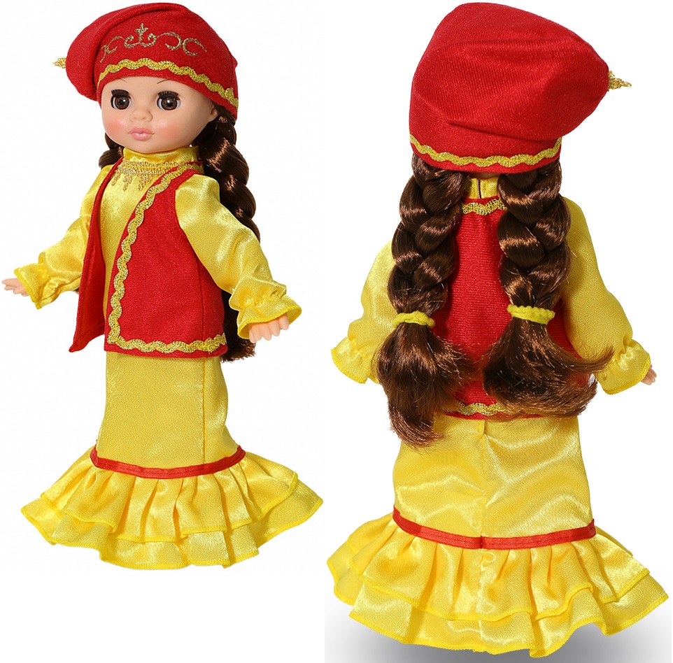 Татарский женский костюм кукла - 30 см
