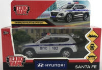 Игрушечная полицейская машинка Hyundai Santa FE 12 см
