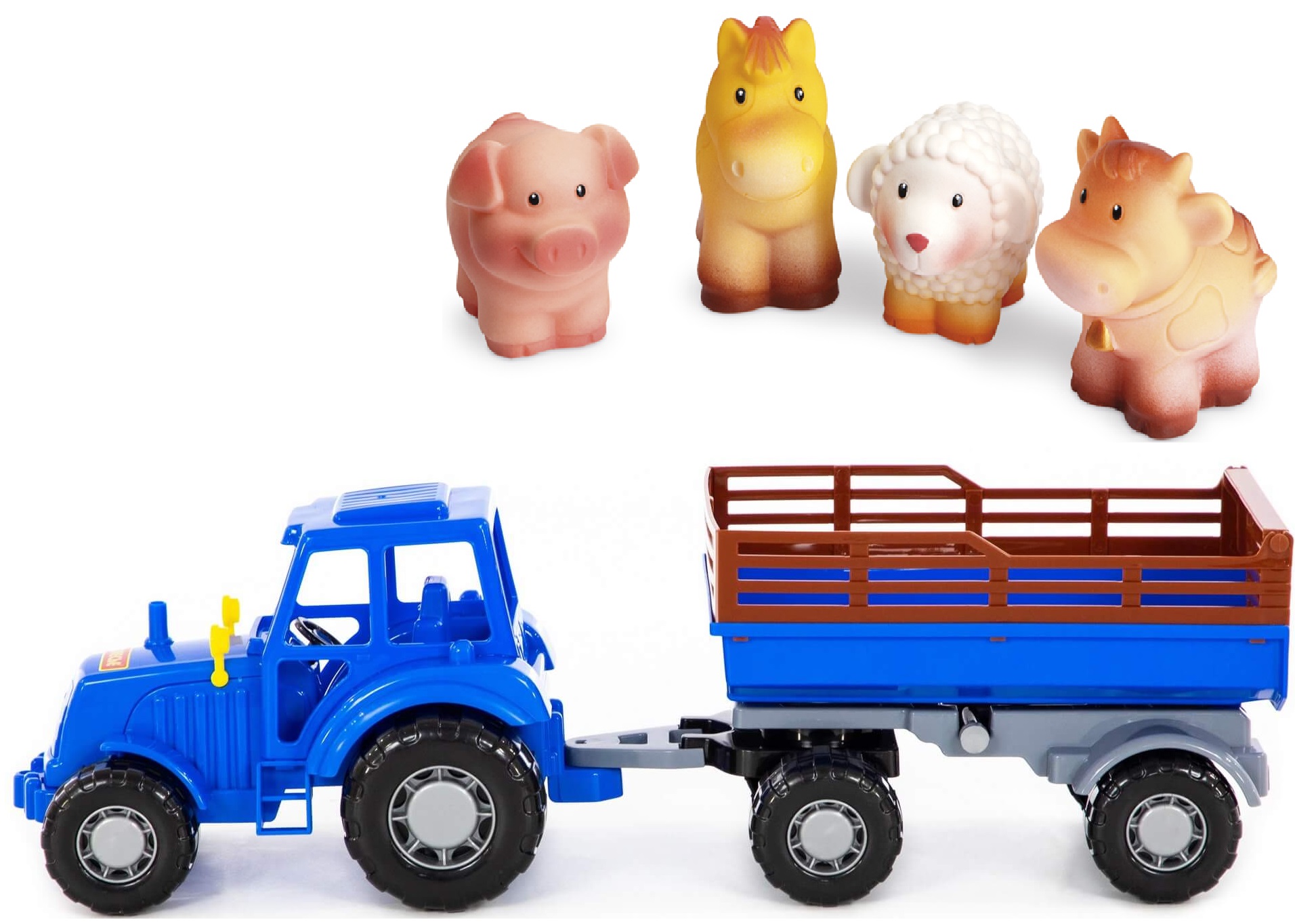 Трактор игрушка из пластмассы