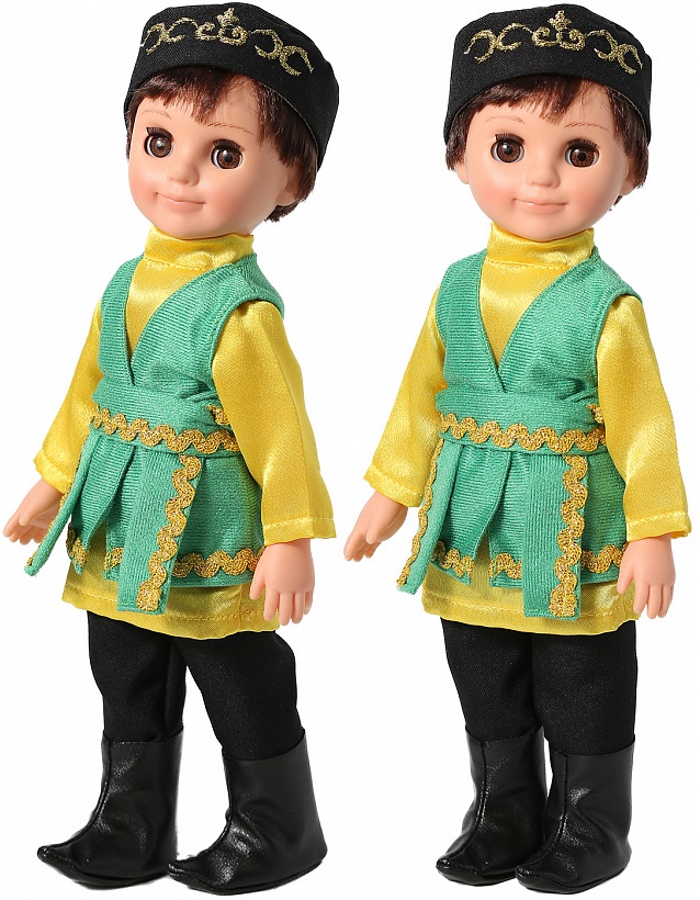 Национальная татарская кукла мужская - 30 см