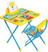 Детский комплект мебели стол и стул Фиксики Азбука