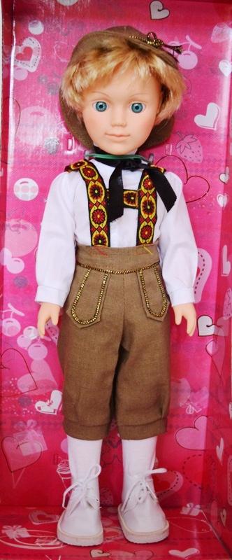 Кукла в Баварском костюме Александр