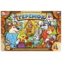 Настольная игра ходилка Теремок (односторонняя) поле 58х42 см