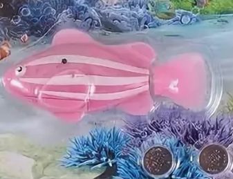 Нано рыбки игрушки розовые