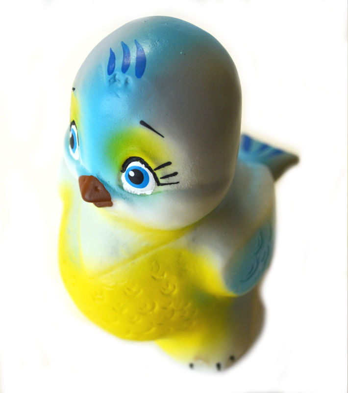 Резиновая игрушка птица Синичка