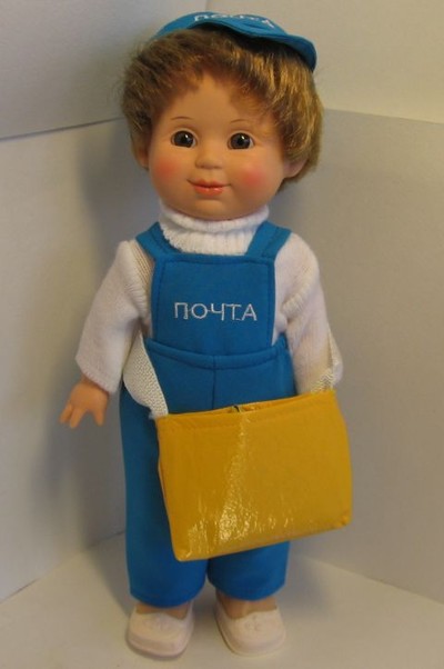 Кукла Митя почтальон