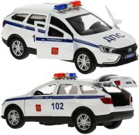 Игрушечная полицейская машинка Lada Vesta SW Cross 12 см