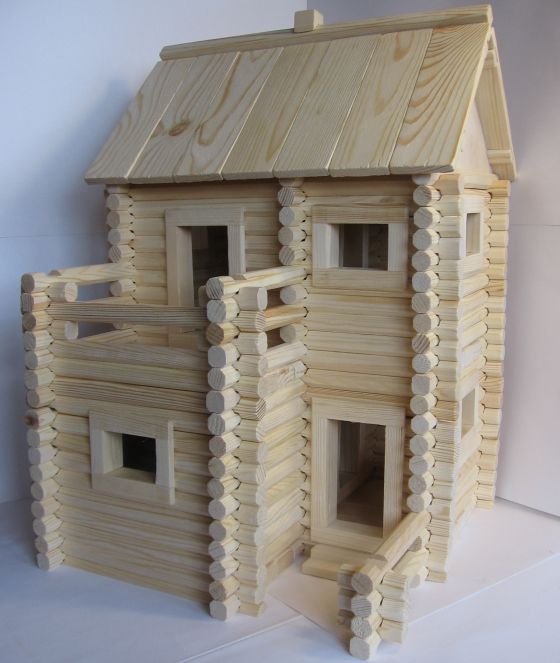 Детский игровой деревянный домик своими руками