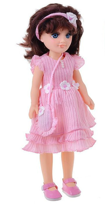 Кукла в розовом платье Анастасия