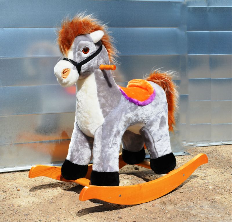 Раскраска для детей 3-4 года игрушка лошадка качалка распечатать