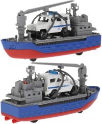 Игрушечный полицейский транспортный корабль 17 см