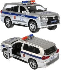 Игрушечная полицейская машинка Lexus LX570 12 см