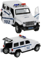 Игрушечная машинка Jeep Wrangler Полиция 12 см
