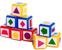 Развивающие кубики «Учим цвета и формы»