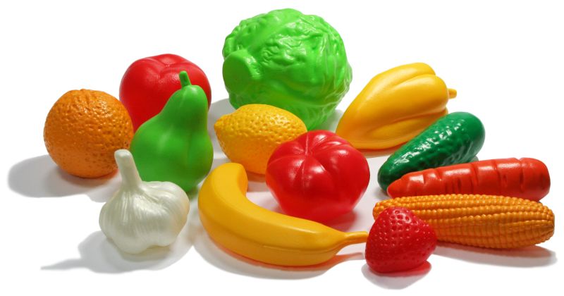 Игрушечные продукты Viga Toys Деревянные овощи и фрукты - Купить в Украине | БАВА