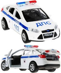 Игрушечная полицейская машинка Ford Focus 12 см