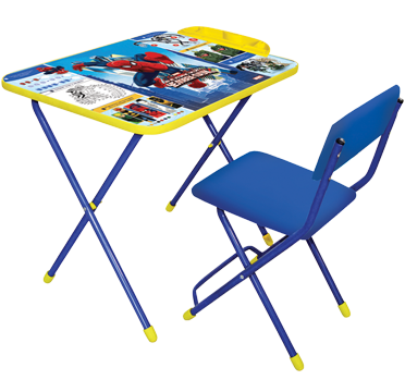 Детская мебель Человек паук столик и стульчик
