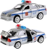 Игрушечная полицейская машинка Lada Priora 12 см
