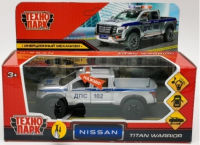 Игрушечная полицейская машинка Nissan Titan 12 см