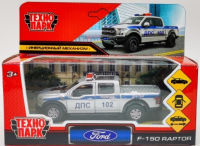 Игрушечная полицейская машинка Ford Raptor F150 12 см