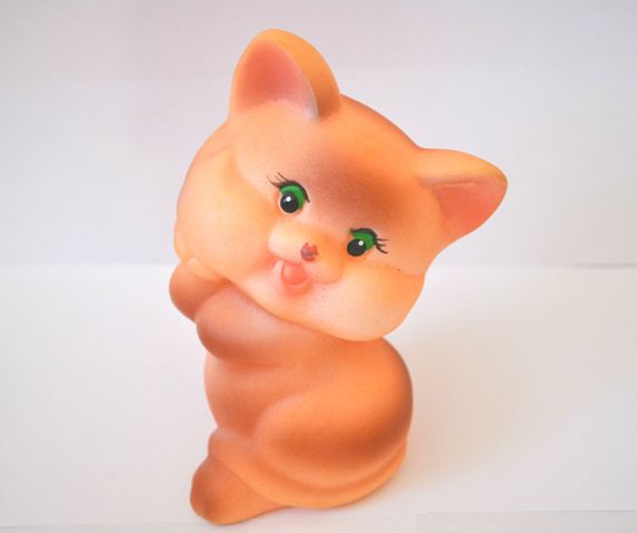 Резиновая игрушка кошка Матрешка