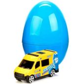 Игрушечная мини машинка Микроавтобус в яйце