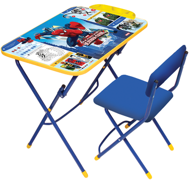 Детский стол и стульчик Человек паук