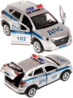 Игрушечная полицейская машинка Hyundai Tucson 12 см