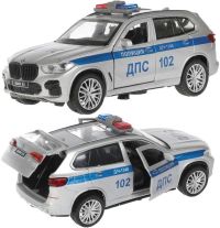 Игрушечная полицейская машинка BMW X5M 12 см