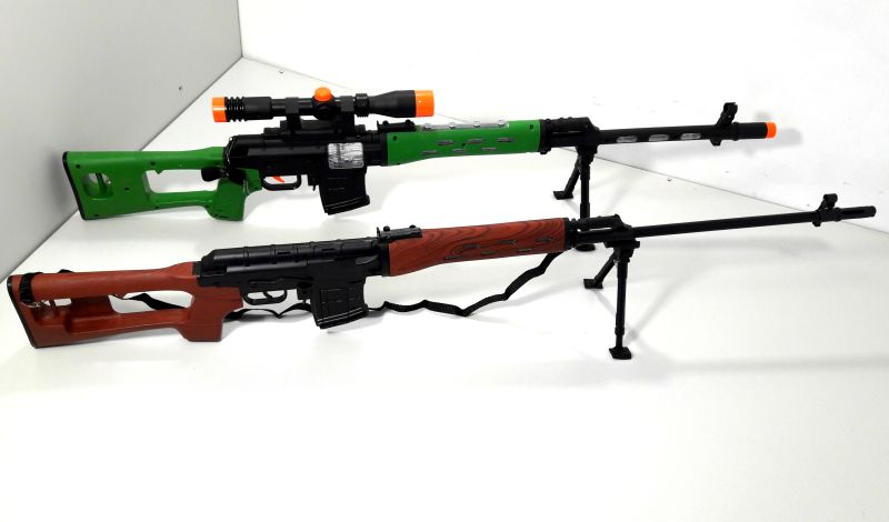 Сравнение 2-х игрушечных снайперских винтовок